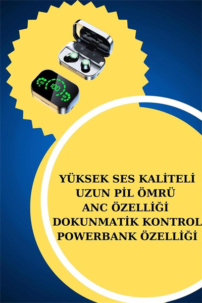 TWS Bluetooth Kulaklık ve Akıllı Saat Uyku Takibi Nabız Ölçer Uzun Pil Ömrü
