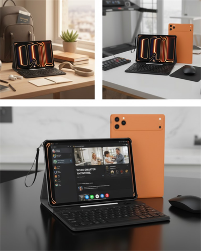 Tablet PC Klavyeli Set Geniş Ekran Yüksek Depolama ve Android Sistem