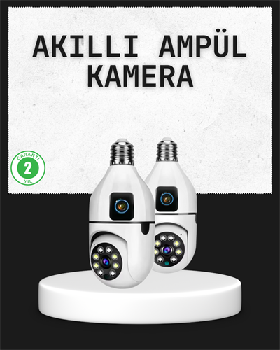 Tak Çalıştır Ampul Kamera – Full HD 1080P Kablosuz Güvenlik Çözümü