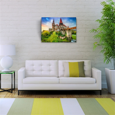 Tarihi Şato Kanvas Tablo 50 x 70