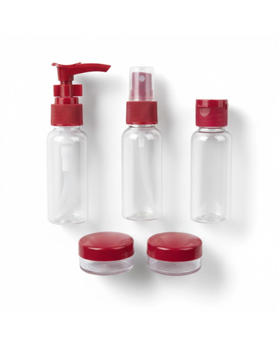 Taşınabilir 5 Parça Seyahat Kozmetik Dolum Seti 30 ml