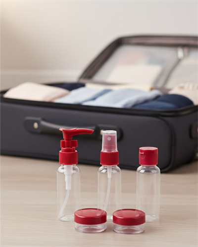 Taşınabilir 5 Parça Seyahat Kozmetik Dolum Seti 30 ml