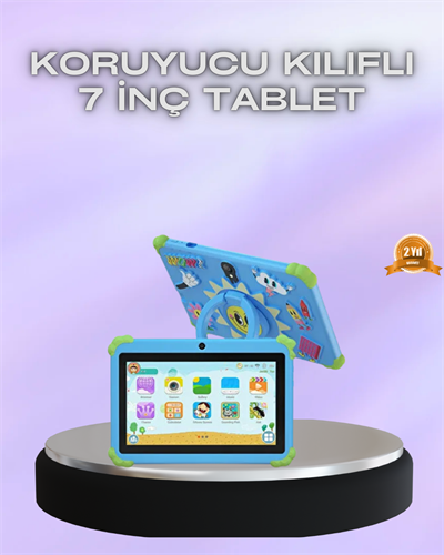 Taşınabilir 7 İnç Tablet Göz Koruyucu Ekran ve Uzun Pil Ömrü