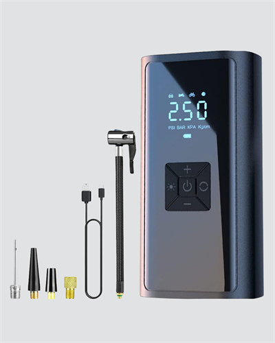 Taşınabilir 80W Kablosuz Lastik Şişirme Pompası Dijital Ekranlı