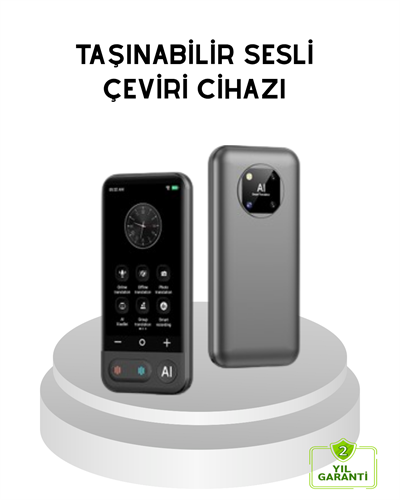 Taşınabilir Akıllı Tercüme Cihazı – Gerçek Zamanlı Ses ve Metin Çevirisi