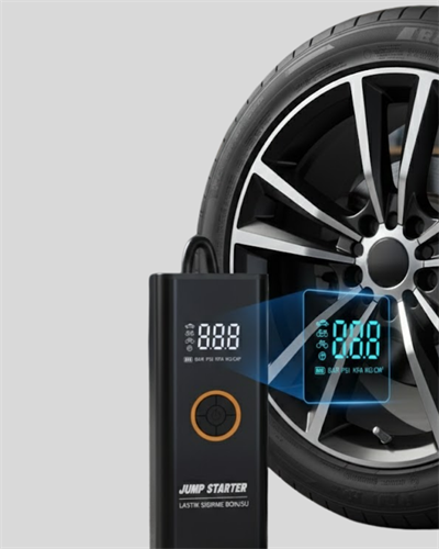 Taşınabilir Akü Takviye ve Akıllı Lastik Şişirme Pompası