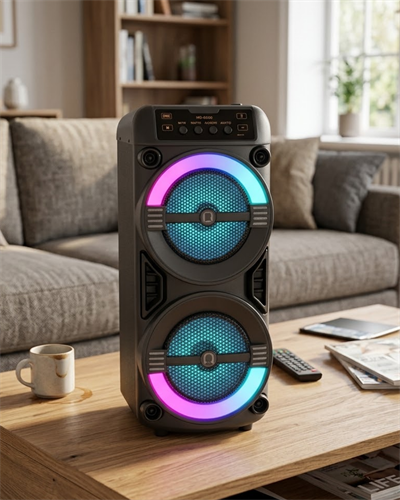 Taşınabilir Bluetooth Hoparlör RGB Işık Efektli Stereo Ses