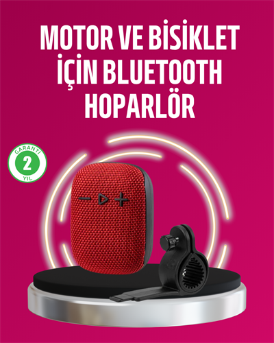 Taşınabilir Bluetooth Hoparlör Suya Dayanıklı Kumaş Kaplama
