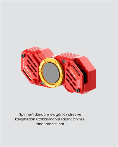 Taşınabilir Bluetooth Müzikli Spinner – Enerjik, Şık ve Eğlenceli Tasarım
