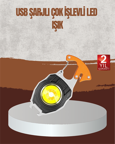 Taşınabilir Çok Amaçlı LED Işıklı Anahtarlık