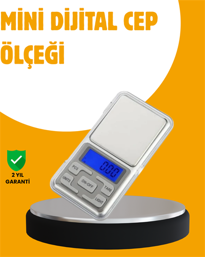Taşınabilir Dijital Cep Terazisi 5 Ölçüm Birimli
