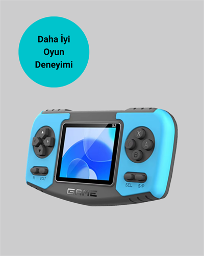 Taşınabilir El Oyun Konsolu Çocuk Gelişimine Uygun Oyun Cihazı
