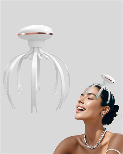 Taşınabilir Elektrikli Kafa Masaj Cihazı Sessiz Motor ve Ergonomik Tasarım