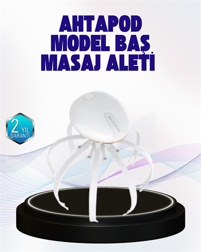 Taşınabilir Elektrikli Kafa Masaj Cihazı Sessiz Motor ve Ergonomik Tasarım