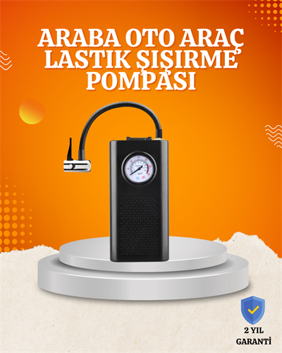 Taşınabilir Elektrikli Oto Motosiklet Bisiklet Lastik Şişirme Pompası
