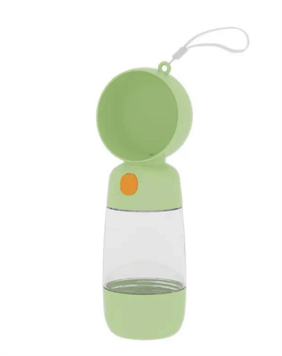 Taşınabilir Evcil Hayvan Mama Hazneli Su Matarası