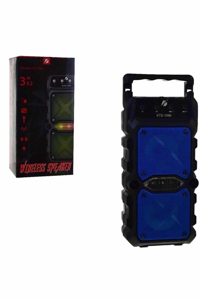 Taşınabilir Kablosuz Bluetooth Hoparlör Uzun Pil Ömrü Led Işıklı