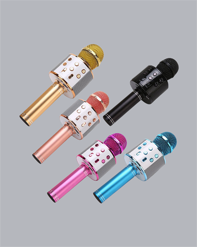 Taşınabilir Karaoke Mikrofon – Bluetooth, USB ve AUX Girişli