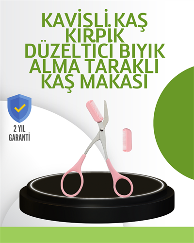 Taşınabilir Kaş ve Kirpik Düzenleme Makası – Ergonomik Tasarım