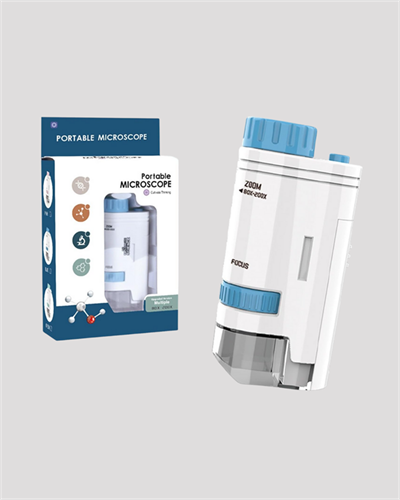 Taşınabilir LED Işıklı Cep Mikroskop – 80X–200X Büyütme