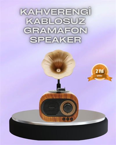 Taşınabilir Mini Retro Radyo Bluetooth Hoparlör USB SD AUX Destekli