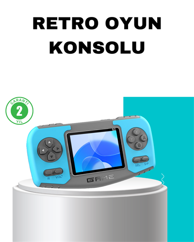 Taşınabilir Mini Video Oyun Konsolu Ergonomik Tasarım