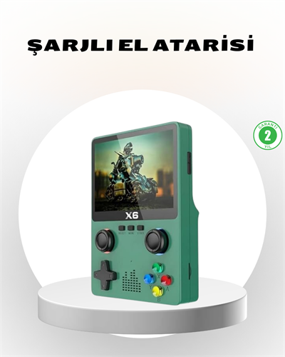 Taşınabilir Oyun Konsolu 3.5 İnç IPS Ekran Yaylı Çift LR Tuşlu