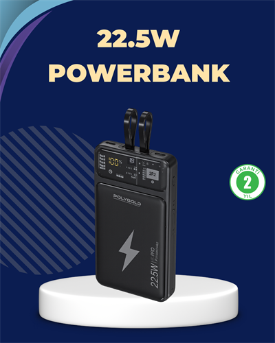 Taşınabilir Powerbank 22.5W Hızlı Şarj Destekli