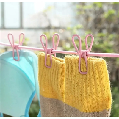 Taşınabilir Pratik Mandallı Çamaşır İpi