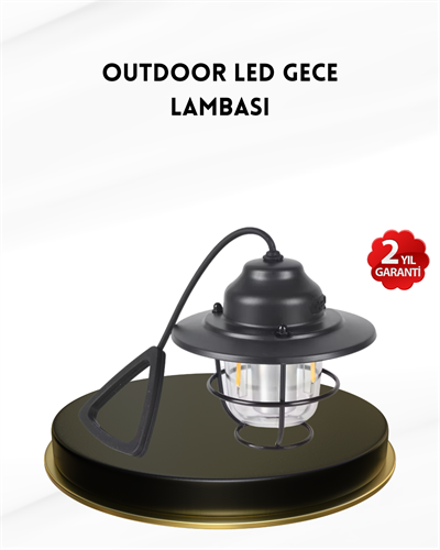 Taşınabilir Retro Çam Konisi Kamp Lambası Gece Işığı Su Geçirmez