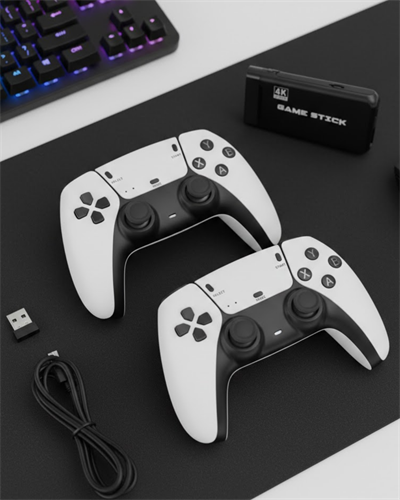 Taşınabilir Retro Oyun Çubuğu Kablosuz Oyun Kolu Seti