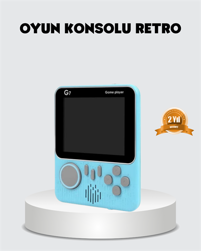 Taşınabilir Retro Oyun Konsolu – 3.5 İnç LCD, 666 Klasik Oyun, TV Destekli