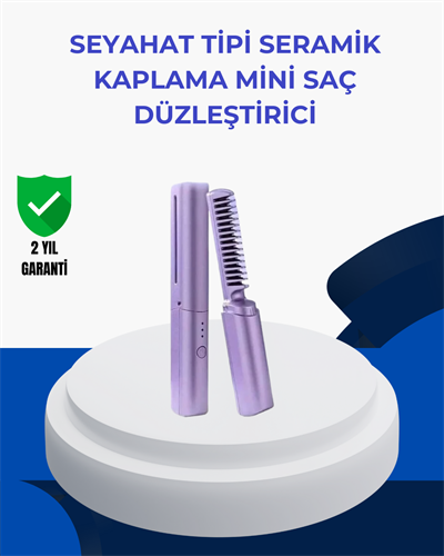 Taşınabilir Saç Düzleştirici Tarak – Ayarlanabilir Isı Kontrollü