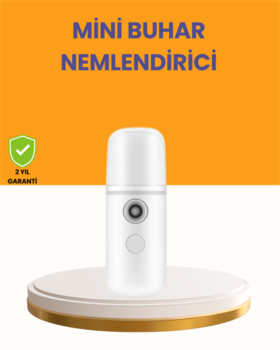Taşınabilir Şarjlı Buhar Nemlendirici – Kablosuz Akıllı Pro Teknolojili Mini Cilt ve Ortam Nemlendirici