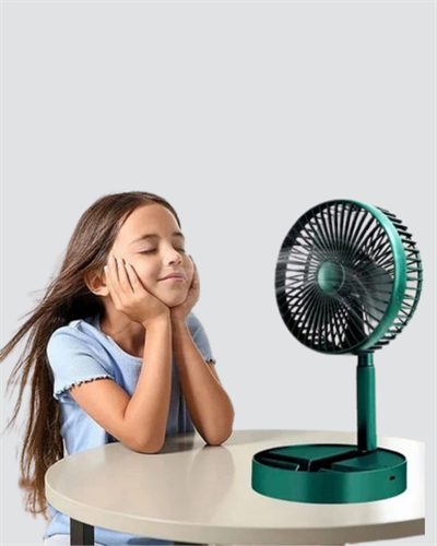 Taşınabilir Şarjlı Mini Fan – Katlanabilir Gövde, 3 Hız Kademesi