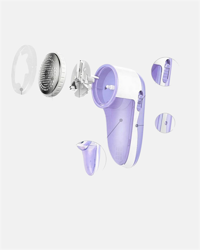 Taşınabilir Şarjlı Tiftik Toplayıcı – Çıkarılabilir Hazneli, Anti-Statik Fırçalı