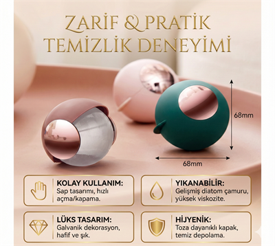 Taşınabilir Yıkanabilir Giysiler Yapışkan Saç Topu