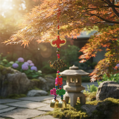 Tavuskuşu Renkli Rüzgar Çanı