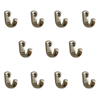 Tekli Bijuteri, Dekor Askısı - Nikel, 100 Adet, 10x18x22 mm