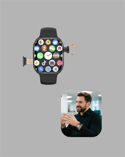 Telefon Bağımsız SIM Kartlı Akıllı Saat Nabız Ölçerli