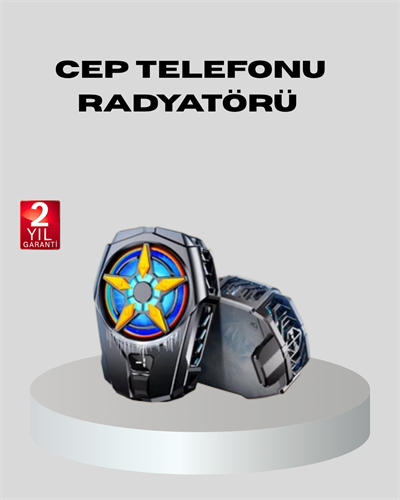 Telefon Soğutucu Radyatör Type-C Bağlantılı 2 Kademeli Dijital Kontrollü