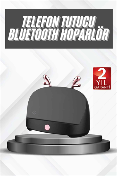 Telefon Tutucu Bluetooth Hoparlör Geyikli Renkli Uzun Ömürlü