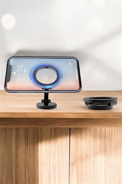 Telefon Tutucu Tüm Arabalara Uyumlu Araç İçi Katlanabilir Manyetik Tasarım