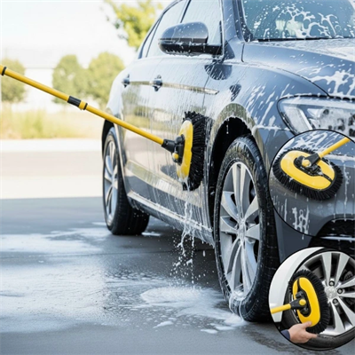 Teleskopik Saplı Kuru Islak Oto Yıkama Fırçası