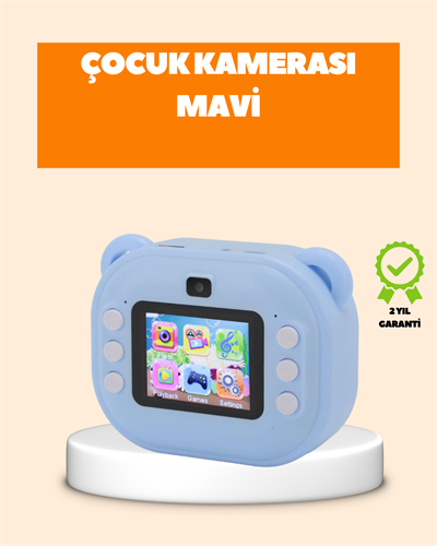 Termal Baskı Teknolojili Anında Fotoğraf Kamerası – 24MP Çift Lens, 32GB Hafıza