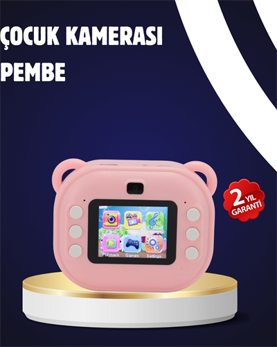 Termal Baskılı Şipşak Kamera – 1080P HD, 24MP, Çift Lensli ve Müzik Oynatıcılı