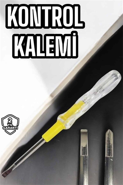 Test Cihazı Kontrol Kalemi Çift Başlıklı Şeffaf Elektrik Testi