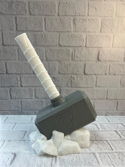 Thor Çekici Dekoratif Figür Mitolojik ve Fantastik Ev Aksesuarı 20x34 cm