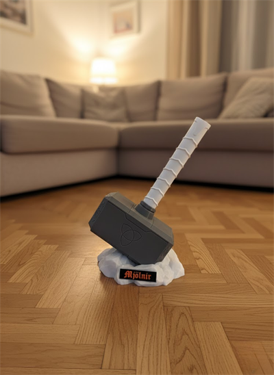 Thor’un Çekici Dekoratif Süs Güçlü ve İkonik Tasarım 20x34 cm