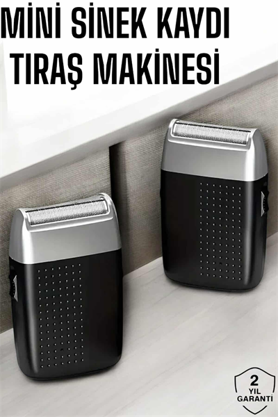 Tıraş Makinesi Mini Sinek Kaydı Şarjlı Taşınabilir Paslanmaz Çelik